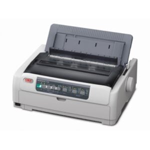 OKI ML5720 Dot Matrix Printer 9 PIN A4 80 Column up to 700 cps 8 million caracter ribbon Low Tear Capability Character Pitch 10121517.120 cpi Up to 240 x 216 dpi Emulation Epson FX ESCP IBM PPR ML Connectivity Centronics IEEE 1284 parallel interface USB 2.0 (full speed) Automatic sheet Loading Original + 6 copies Manual insertion Front or top in top out Push Tractor Front or rear in top out Pull tractor Front or rear or bottom in top out