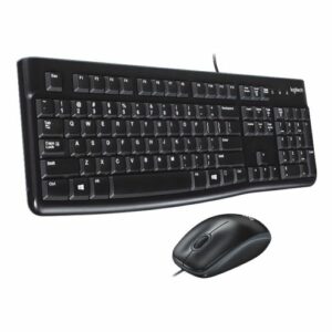 LOGITECH MK120 CORDED KEYBOARD AND MOUS