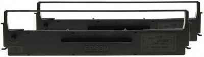 EPSON - RIBBON - 7753 - 2 PACK - BLACK - LQ200 / 400 / 450 / 500 / 550 / 300 / 300+ / 570 / 570+ / 580 / 870 / 800 / 850+ / 870