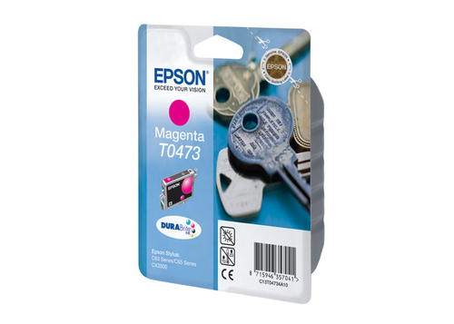 EPSON - INK - T0473 - MAGENTA - KEYS - STYLUS C63 / C83 / CX3500 / CX6500