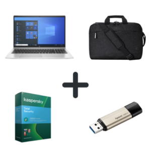 Combo 3: HP 250 G8 Intel Core i3 + Bag + Kaspersky Total Security + 32GB Apacer memory stick | T4T-Combo3