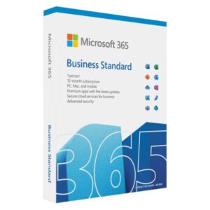 Microsoft 365 Business Standard (Medialess. 1 Yr Subscription) -Physical Product