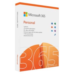 Microsoft 365 Personal (Medialess. 1 Yr Subscription)- Physical Product
