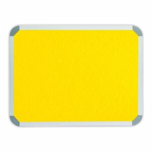 Info Board (Aluminium Frame - 600*450mm - Yellow) | BD0720Y