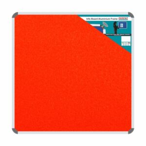 Info Board (Aluminium Frame - 900*900mm - Burnt Orange) | BD0728O