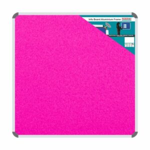 Info Board (Aluminium Frame - 900*900mm - Pink) | BD0728P