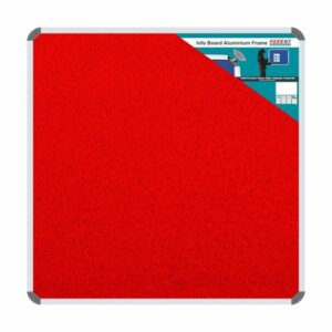Info Board (Aluminium Frame - 900*900mm - Red) | BD0728R