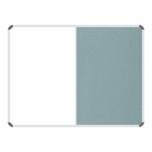 Non-Magnetic Combination Whiteboard (1200*900mm - Grey Felt) | BD3041L