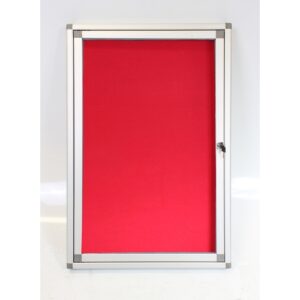 Hinged Pinning Display Case (900*600mm - Red) | BD3825R
