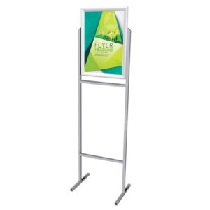 Poster Frame Stand (A2 - Double Sided - Castors) | BG9402