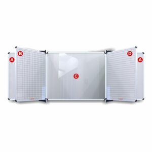 Educational Board Magnetic Whiteboard (1220*920 - Side Panel - Option A) | ED1068