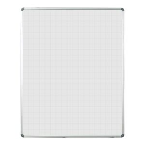 Educational Board Magnetic Whiteboard (1220*910 - Grey Squares - 1 Side) | ED4168A