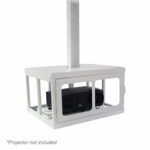 Data Projector Ceiling Mounting Bracket (Lockable Security Cage - 450x220x340mm) | OP0301