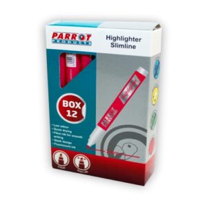 Slimline Marker Highlighters (Box of 12 - Pink) | PH2001P