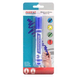 Whiteboard Marker (Bullet Tip - Carded - Blue) | PW0101D