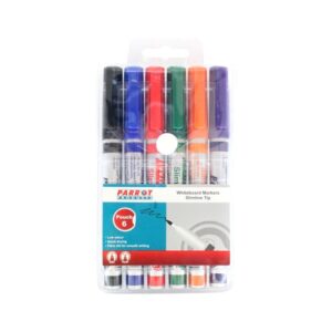 Whiteboard Markers (6 Markers - Slimline Tip - Pouch) | PW0601B