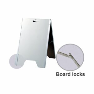 A-Frame Whiteboard (Aluminium Frame 900*600mm) | SN0624