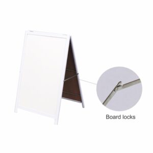 A-Frame Whiteboard (Non Mag Steel Frame 900*600mm) | SN0824