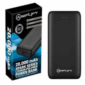 Amplify Spark 20000mAh Series Power Bank - Black | AMP-9002-BK