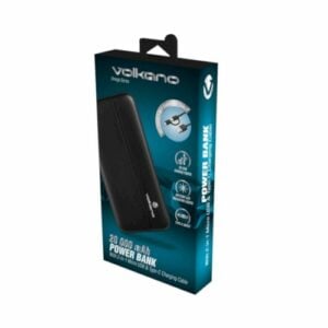 Volkano Omega Series 20000 mAh Powerbank - Black | VK-9016-BK