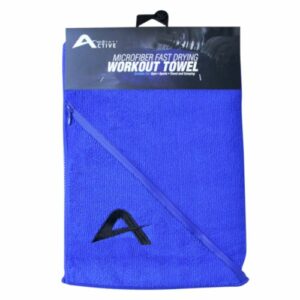 Volkano Active Fresh Series Zip Towel (Blue) | VA-1006-BL