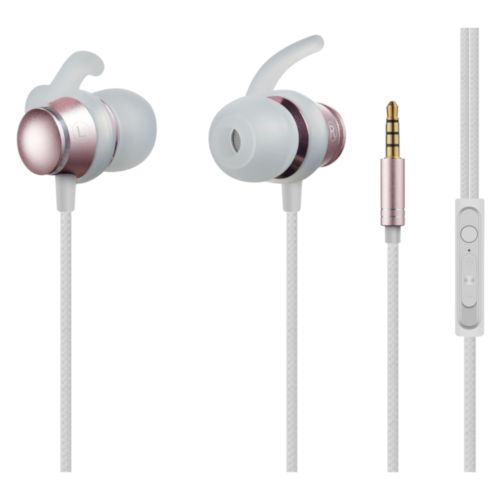 Volkano Titanium Series AUX Earphone - Rose Gold | VK-1003-RGD
