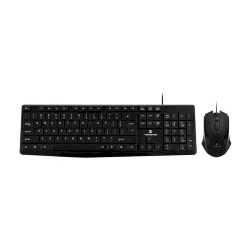 Volkano Krypton Wired Keyboard & Mouse Combo | VK-20122-BK