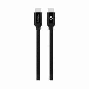 Volkano Weave Series Type-C to Type-C cable 3M 18W Black | VK-20168-BK