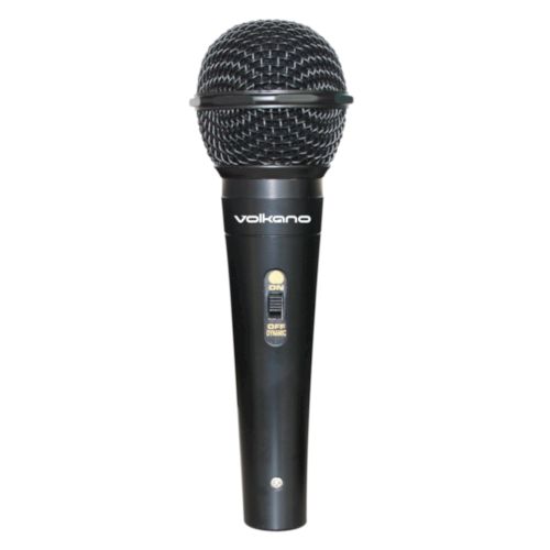 Volkano Ace series metal wired dynamic vocal microphone – black | VK-30011-BK