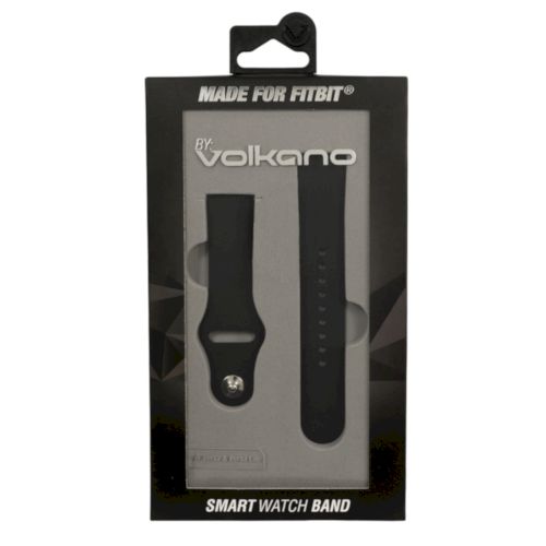 Volkano Smart Watch Band - Silicone - Fitbit Versa/Lite Large - Black | VK-5106-BK