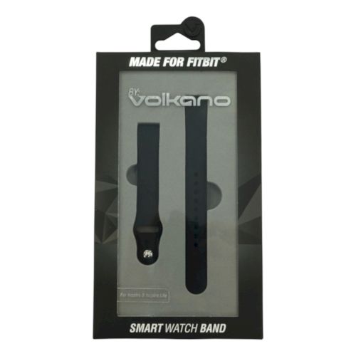 Volkano Smart Watch Band - Silicone - Fitbit Inspire/Lite Large - Black | VK-5107-BK