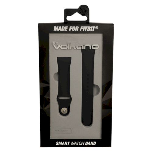 Volkano Smart Watch Band - Silicone - Fitbit Charge 3 Large - Black | VK-5109-BK