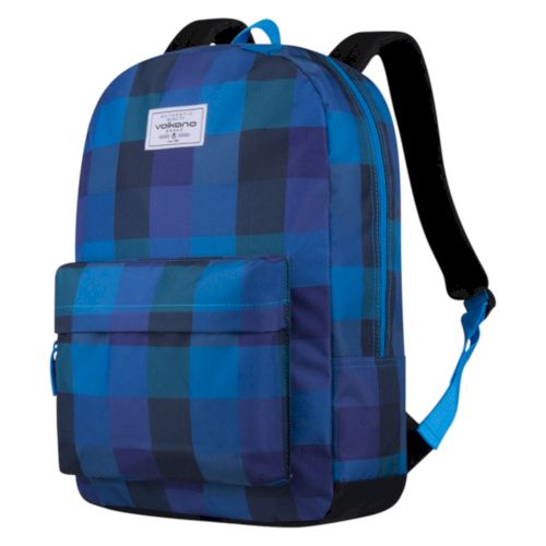 Volkano Diva Series Backpacks - Checkered Blue | VK-7063-CBL