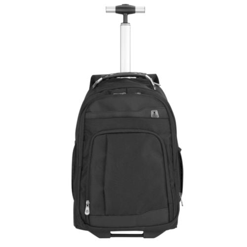 Volkano Lincoln 15.6 Laptop Trolley Backpack. Black | VK-7150-BK