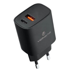 Volkano Express Series QC3.0 + PD Wall Charger 20W with cable | VK-8039-BK[V2]