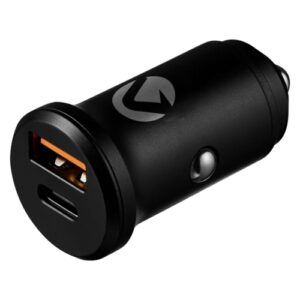 Providing clear product information is crucial. Kindly extract details for Volkano Accelerate Series QC3.0 + PD Car Charger 30W with Cable | VK-8040-BK[V2], from the information provided below. This includes a Product Post Excerpt (short description), Main Product Description, Specifications, Scope of Delivery and or any other relevant information if available (Features, User Benefits ect.) Utilize transition words effectively and minimize passive voice. Please refer to the HTML code output template provided earlier. The Specifications section, must not be bulleted! Scope of Delivery, must be bulleted. Remember to add the metric data in millimetres, in brackets after anything using imperial data. Remember to provide your output in HTML format ready to copy and paste. Also add a H4 Heading called Features & Benefits. DO NOT MAKE UP YOUR OWN INFORMATION OR MAKE STATEMENTS IF IT IS NOT FOUND IN THE PROVIDED INFORMATION. INCORRECT INFORMATION CAN LEAD TO CUSTOMER ISSUES AND COMPLAINTS. INFORMATION SOURCE 1: Connection Type: Dual Port Type-C and Type-A. Input Voltage: 100 ~ 240 V AC @ 2.5 A Output: Maximum 30 Watt Size: 45 × 35 × 25 mm Weight: 23 g Output 1: USB Type-A Q.C. 3.0 (4.5 V at 5.0 A, 5 V at 4.5 A, 9 V at 3.0 A, 12 V at 2.5 A) Output 2: USB Type-C (5 V at 3.0 A, 9 V at 3.0 A, 12 V at 2.5 A, 15 V at 2.0 A, 20 V at 1.5 A) USB + Type-C Output: (5 V at 5.0 A) (Total) FEATURES AND BENEFITS: Super Fast 30 Watt High Power Charge 2 Devices Simultaneously Q.C. 3.0 Fast Charge USB Port P.D. Type-C Fast Charge Port 2-in-1 cable included Super Fast Charger for Compatible Phones Suitable for charging all mobile devices including Phones, Modern Laptops, Tablets and more. What’s in the box Accelerate Series Car Charger 2-in-1 Type-C/Micro USB Charging Cable INFORMATION SOURCE 2: Introducing the QC3.0 + PD Car Charger - 30W: Accelerate Series, the ultimate companion for on-the-go charging needs. Designed to power up your devices quickly and efficiently, this car charger from the Accelerate Series ensures you stay connected and charged wherever the road takes you. Specifications: Connection Type: Dual Port Type-C and Type-A Input Voltage: 100 ~ 240 V AC @ 2.5 A Output: Maximum 30 Watts Size: 45 × 35 × 25 mm Weight: 23 g Output 1: USB Type-A Q.C. 3.0 (4.5 V at 5.0 A, 5 V at 4.5 A, 9 V at 3.0 A, 12 V at 2.5 A) Output 2: USB Type-C (5 V at 3.0 A, 9 V at 3.0 A, 12 V at 2.5 A, 15 V at 2.0 A, 20 V at 1.5 A) USB + Type-C Output: (5 V at 5.0 A) (Total) Features and Benefits: Super Fast 30 Watt High Power Charge: Experience lightning-fast charging speeds that keep up with your busy lifestyle. Charge 2 Devices Simultaneously: With dual ports, you can power up two devices at once, making it perfect for road trips and commutes. Q.C. 3.0 Fast Charge USB Port: Enjoy Quick Charge 3.0 technology for rapid charging of compatible devices, reducing downtime and keeping you connected. P.D. Type-C Fast Charge Port: Power Delivery technology ensures fast and efficient charging for Type-C devices, delivering the right amount of power when you need it. 2-in-1 cable included: Convenience at its finest, this charger comes with a versatile 2-in-1 cable compatible with both Type-C and Type-A ports. Super Fast Charger for Compatible Phones: Whether you have the latest smartphone or a modern laptop, this charger delivers high-speed charging for all your mobile devices. Suitable for charging all mobile devices including Phones, Modern Laptops, Tablets, and more: Versatile compatibility ensures that all your devices stay powered up and ready for action. Stay charged and connected on the road with the QC3.0 + PD Car Charger - 30W: Accelerate Series. With its high-powered performance and convenient features, it's the perfect accessory for every journey What's in the box Accelerate Series Car Charger 2-in-1 Type-C/Micro USB Charging Cable Please Note: Kindly be aware that the images serve solely for illustrative purposes; the items included in the delivery are specified in the product content/description or as indicated by the product title.