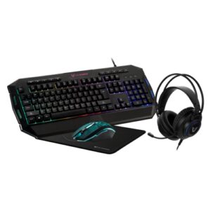 VX Gaming Heracles Series 4-in-1 Combo, Keyboard, Mouse, Mousepad, Headset | VX-147-BK[V2]