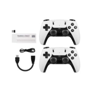 Volkano 4K VX Pro Game Console with Wireless Controllers - White | VX-158-WT