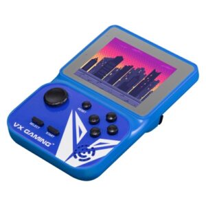 Volkano VX Gaming Nostalgia Series Handheld Retro Game Station with 4GB Micro SD - Blue | VX-161-BL