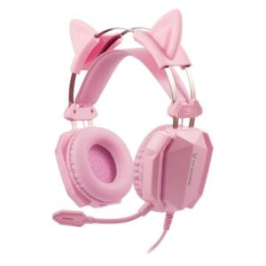 Volkano VX Gaming Purr Series Gaming Headset - Pink | VX-221-PK