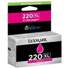 LEXMARK No 220XL Magenta Ink – VIZIX Pro Rage – New | T4T-14L0176AP