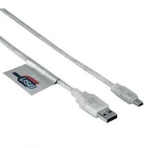 HAMA MINI USB 2.0 CABLE TRANSPARENT 0.75 | T4T-39744