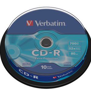 VERBATIM 700MB CD-R (52X) – EXTRA PROTECTION SP | T4T-43437