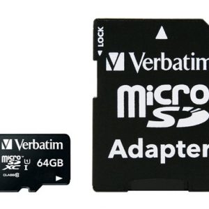 VERBATIM 64GB SDXC PLUS ADAP CLASS 10 | T4T-44084