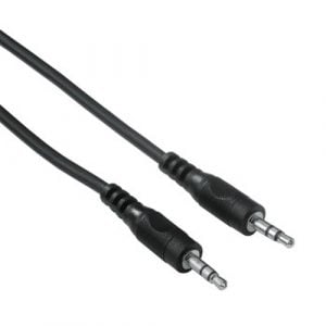 HAMA 3.5MM JACK CABLE MALE TO MALE STEREO 0.5M | T4T-78474