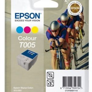 EPSON – INK – T005 – COLOUR – CYCLIST – STYLUS 900 / 980 | T4T-C13T00501110
