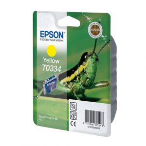 EPSON – INK – T0334 – YELLOW – GRASSHOPPER – STYLUS PHOTO 950 / 960 | T4T-C13T03344010