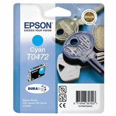 EPSON – INK – T0472 – CYAN – KEYS – STYLUS C63 / C83 / CX3500 / CX6500 | T4T-C13T04724A10