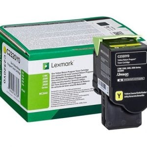 Lexmark C2350Y0 Yellow Return Programme Toner Cartridge | T4T-C2350Y0