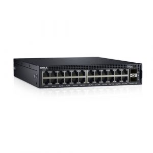 Dell Networking X1026 Smart Web Managed Switch 24x 1GbE and 2x 1GbE SFP ports | T4T-DNX1026